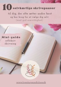Miniguide til refleksiv skrivning forside